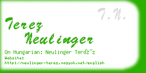 terez neulinger business card